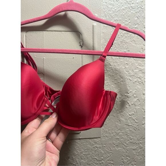 Victoria’s Secret Red Full Coverage Bra Woman’s Size 34C - Picture 6 of 13